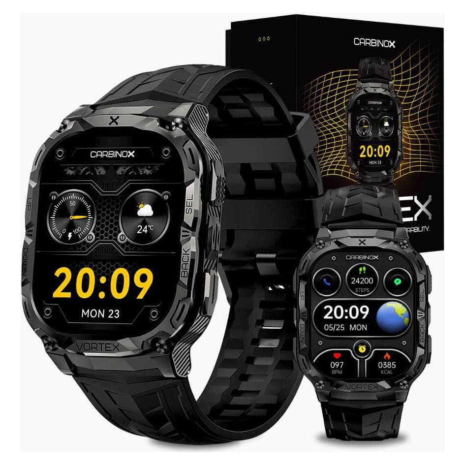 Reloj Inteligente Carbinox Vortex Deportivo IP69K 43.5mm