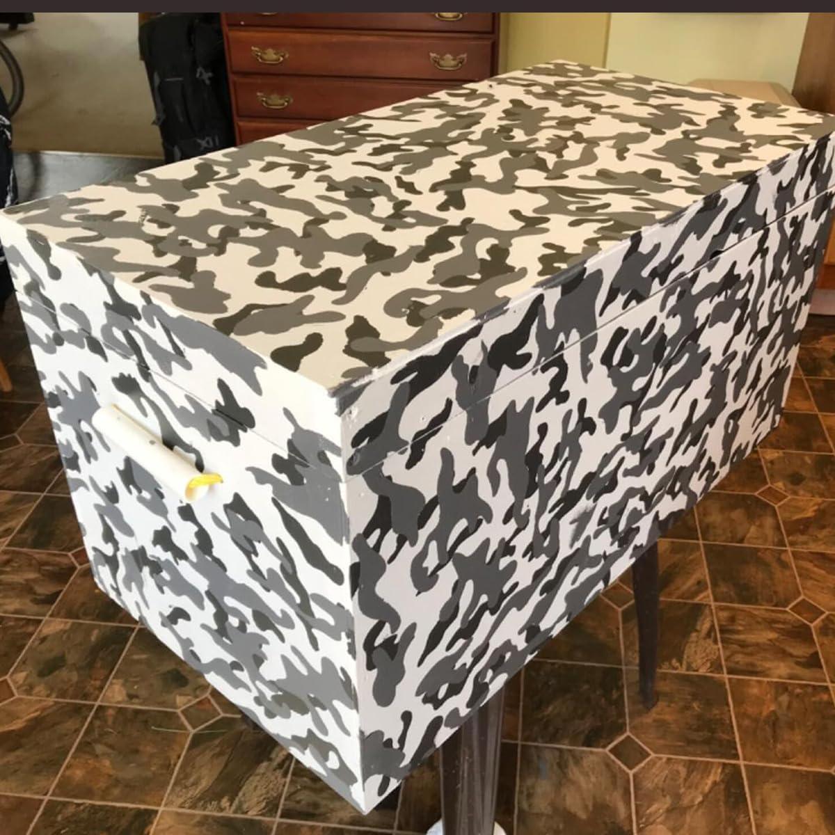 Plantillas de pintura camuflaje reutilizables 30.48 cm Homeplus007