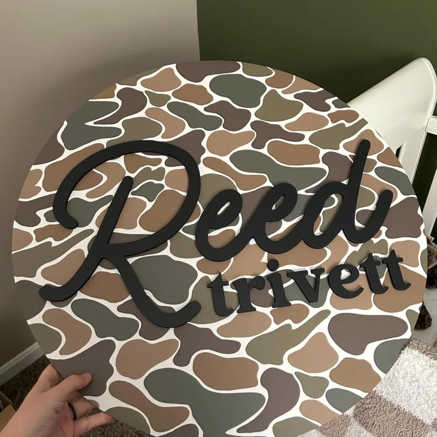 Plantillas de pintura camuflaje reutilizables 30.48 cm Homeplus007