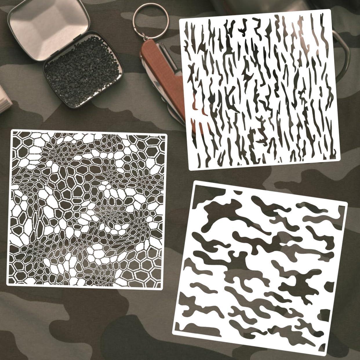 Plantillas de pintura camuflaje reutilizables 30.48 cm Homeplus007