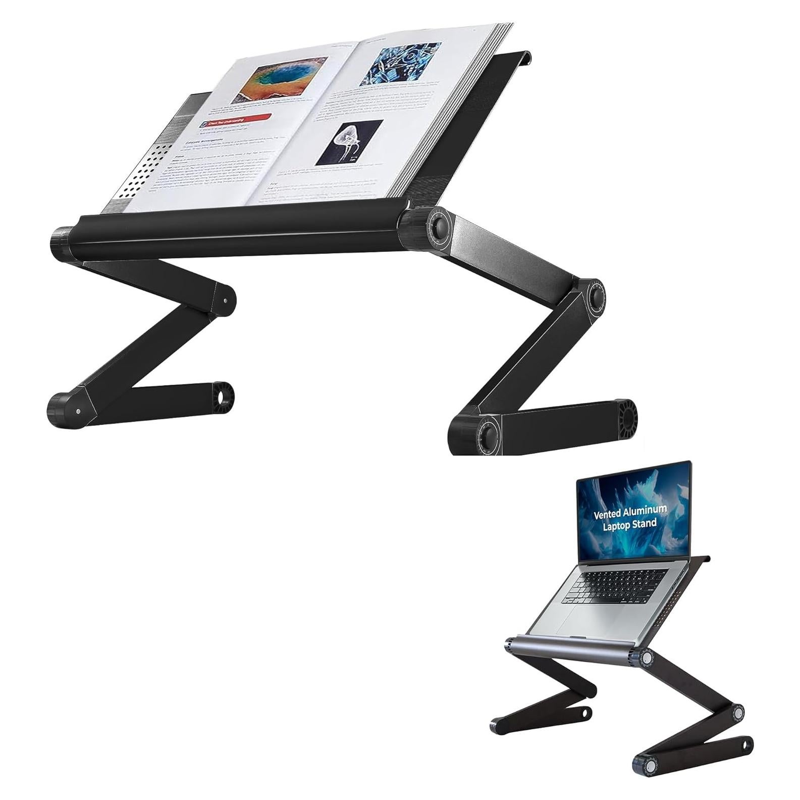 Soporte de Libro Ajustable Uncaged Ergonomics Negro 56x28 cm
