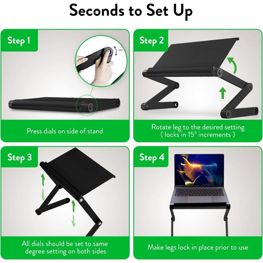 Soporte de Libro Ajustable Uncaged Ergonomics Negro 56x28 cm