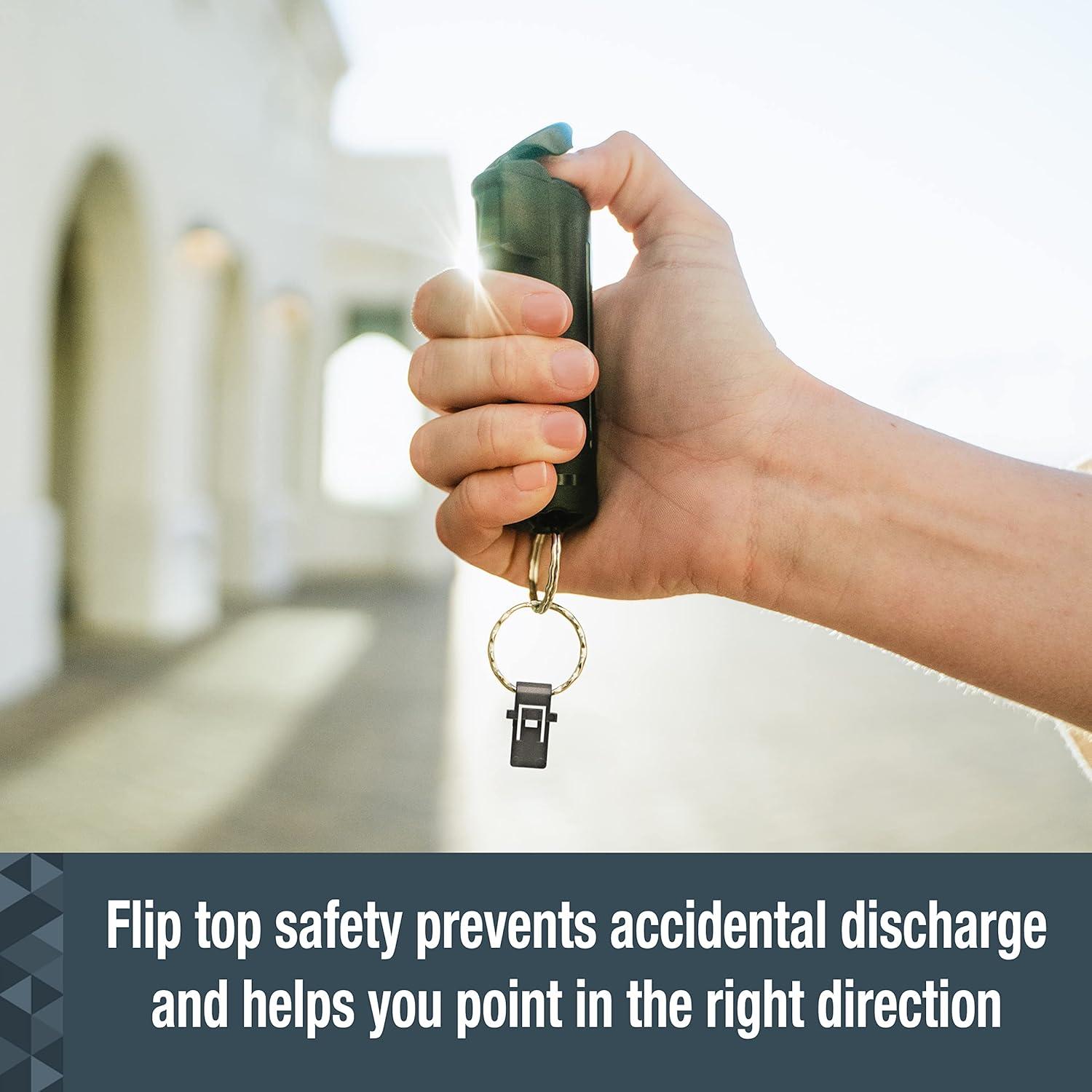 Gel de Pimienta SABRE 2-en-1 con Silbato Desmontable 15g