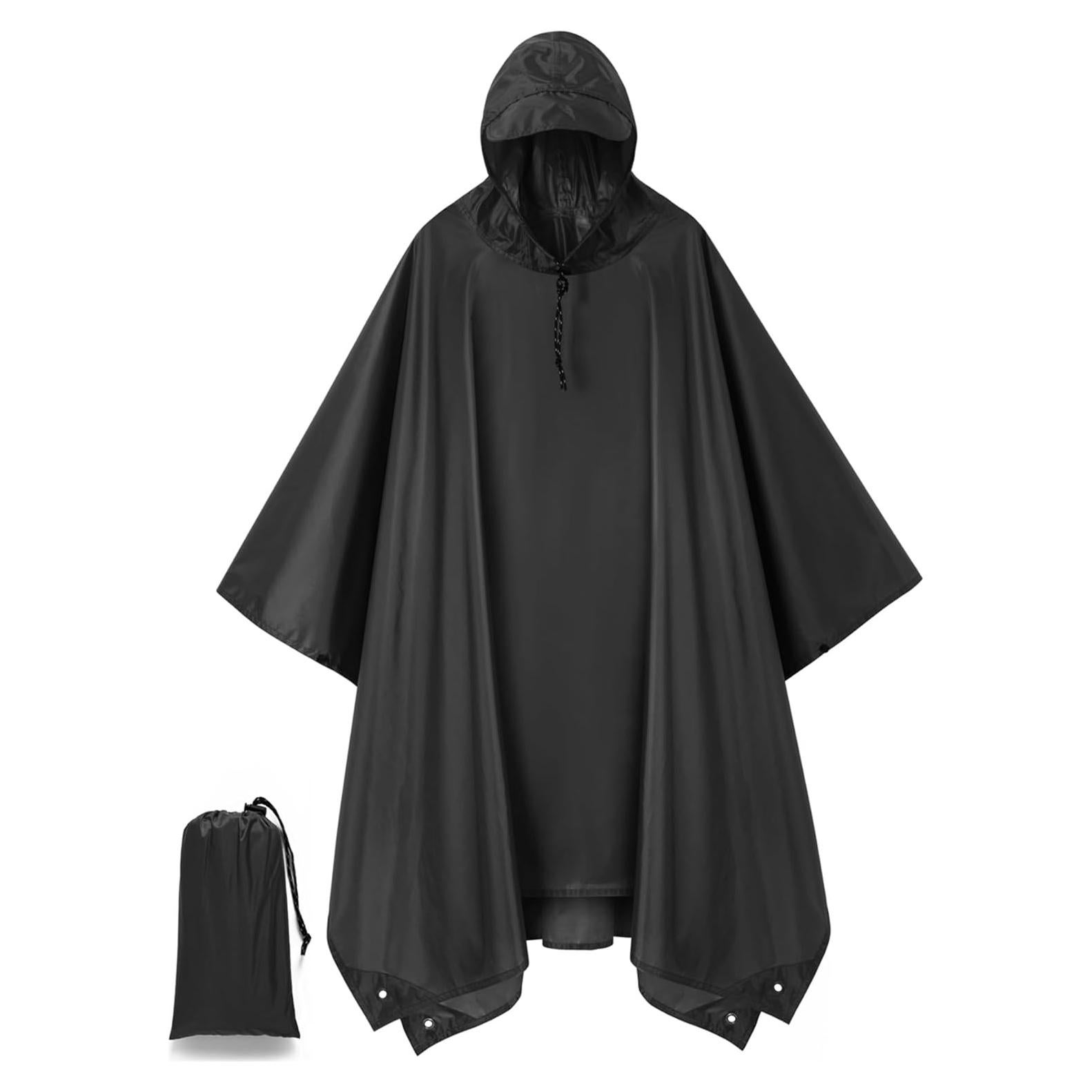 Poncho de Lluvia Impermeable POWINSUN para Adulto - Ligero y Compacto