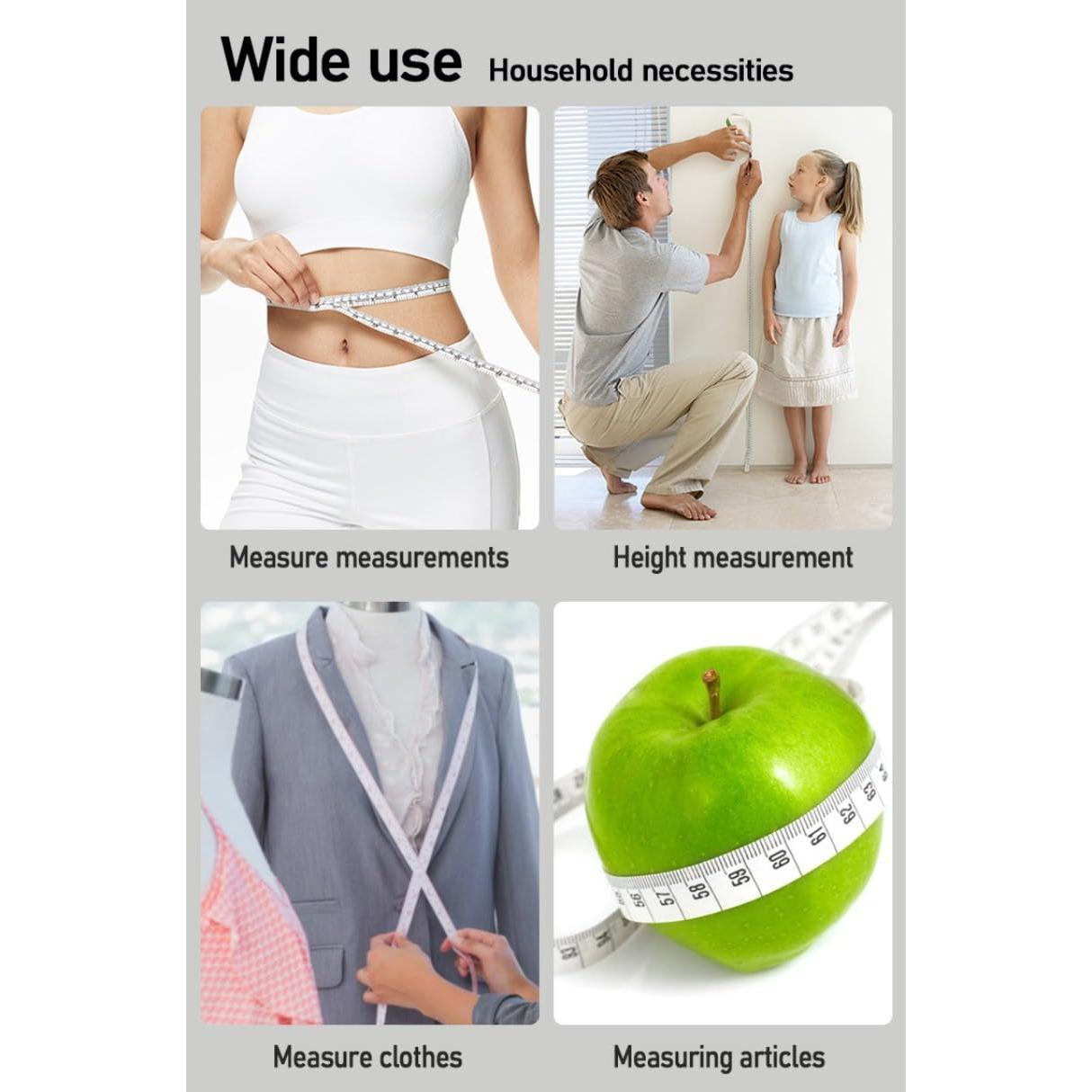 Cinta Métrica de Tela Suave TIANHAIDA 152.4 cm Doble Cara