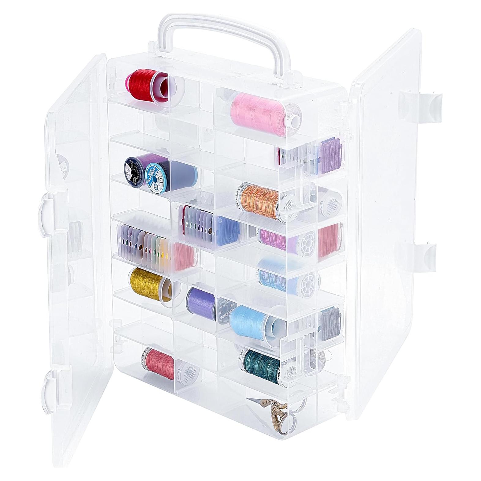 Caja de Almacenamiento Doble Cara New brothread 48 Compartimentos