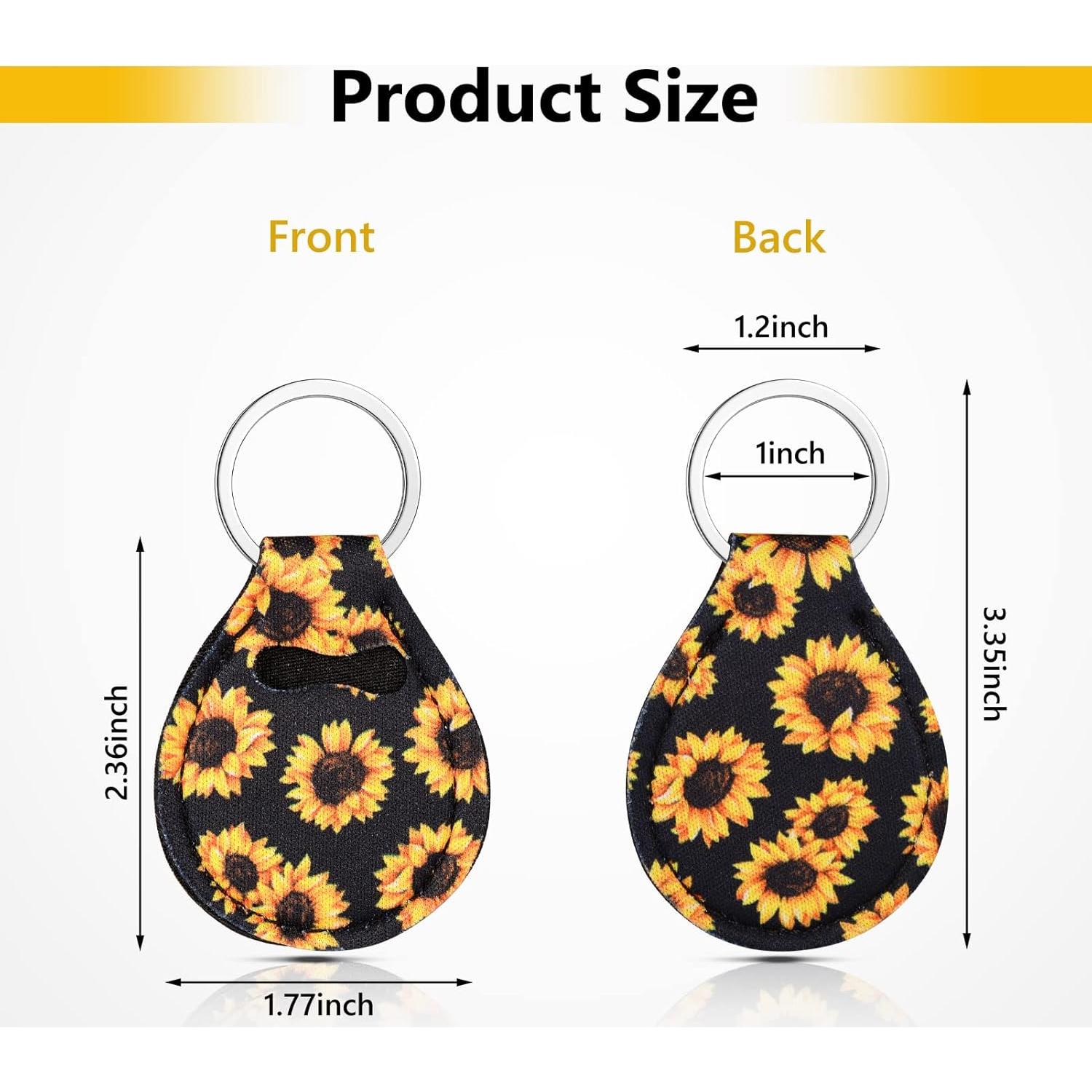 10 Llavero Monedero Neopreno Colorido para Mujeres