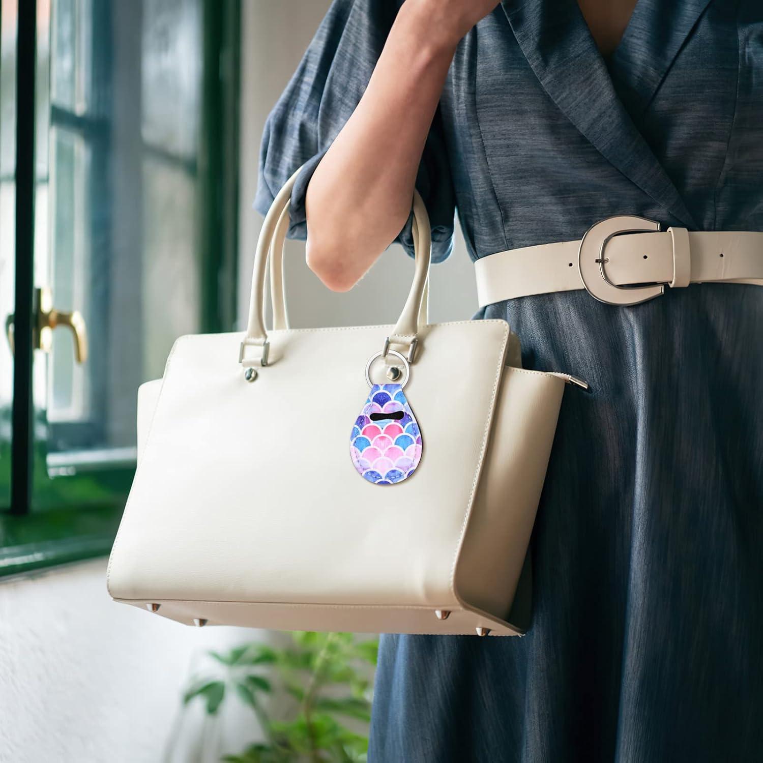 10 Llavero Monedero Neopreno Colorido para Mujeres