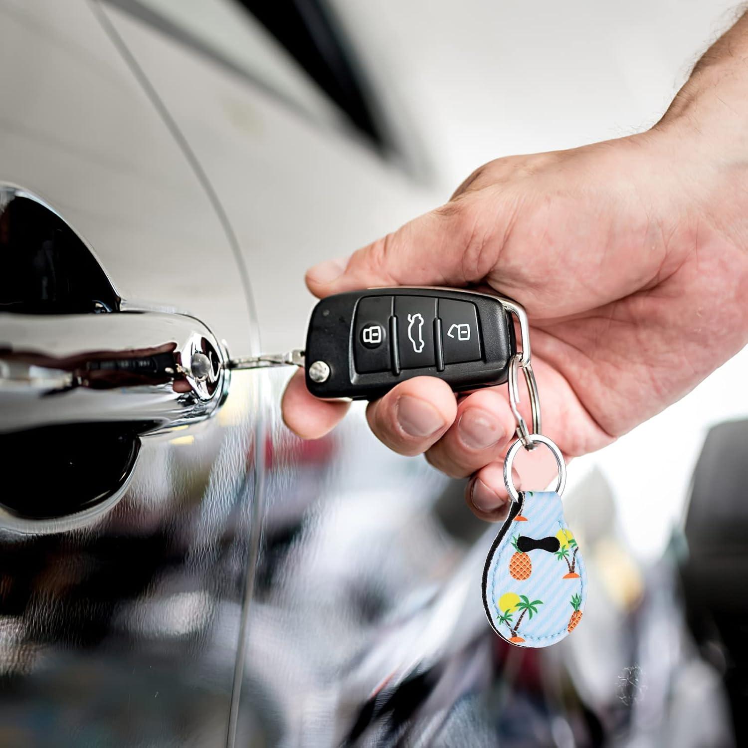 10 Llavero Monedero Neopreno Colorido para Mujeres