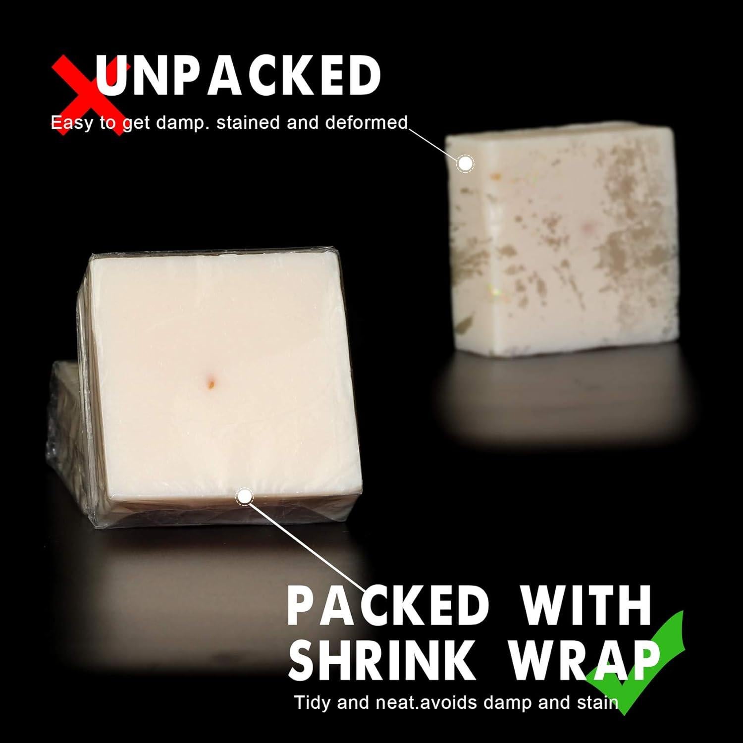 Bolsas de Envoltura Retráctil 10.16x10.16 cm 200 Pcs PVC Morepack