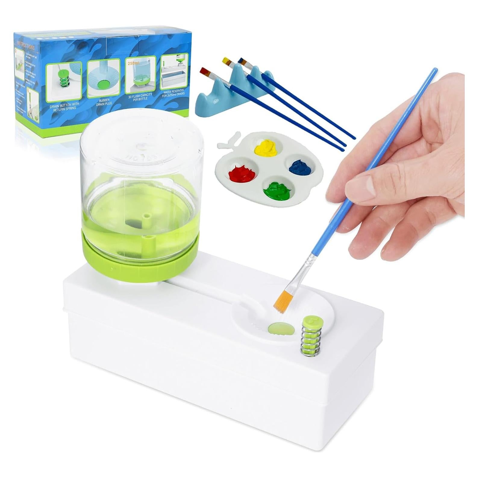 Limpiador de Brochas de Pintura Kairsya PRC001 4 en 1 Verde