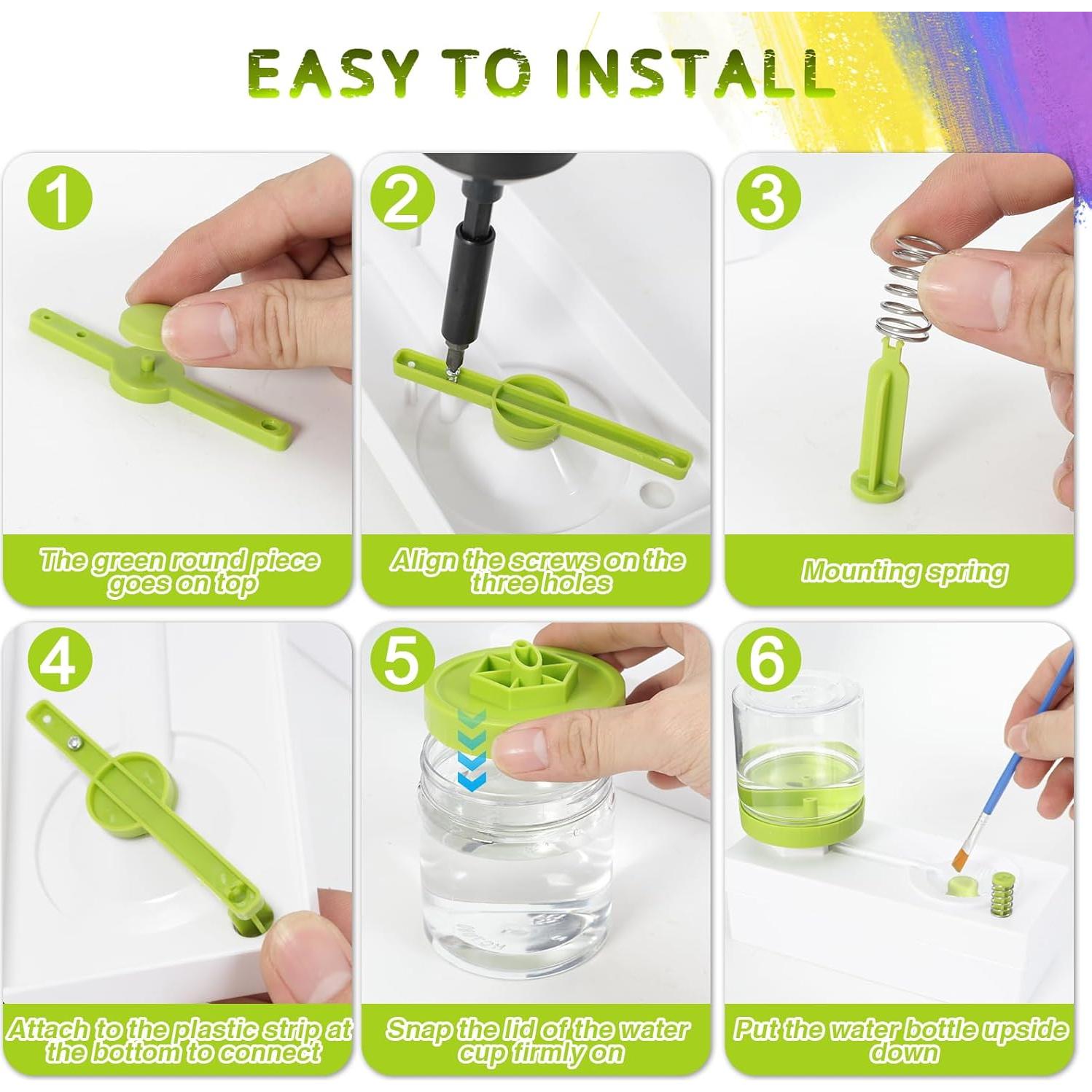 Limpiador de Brochas de Pintura Kairsya PRC001 4 en 1 Verde