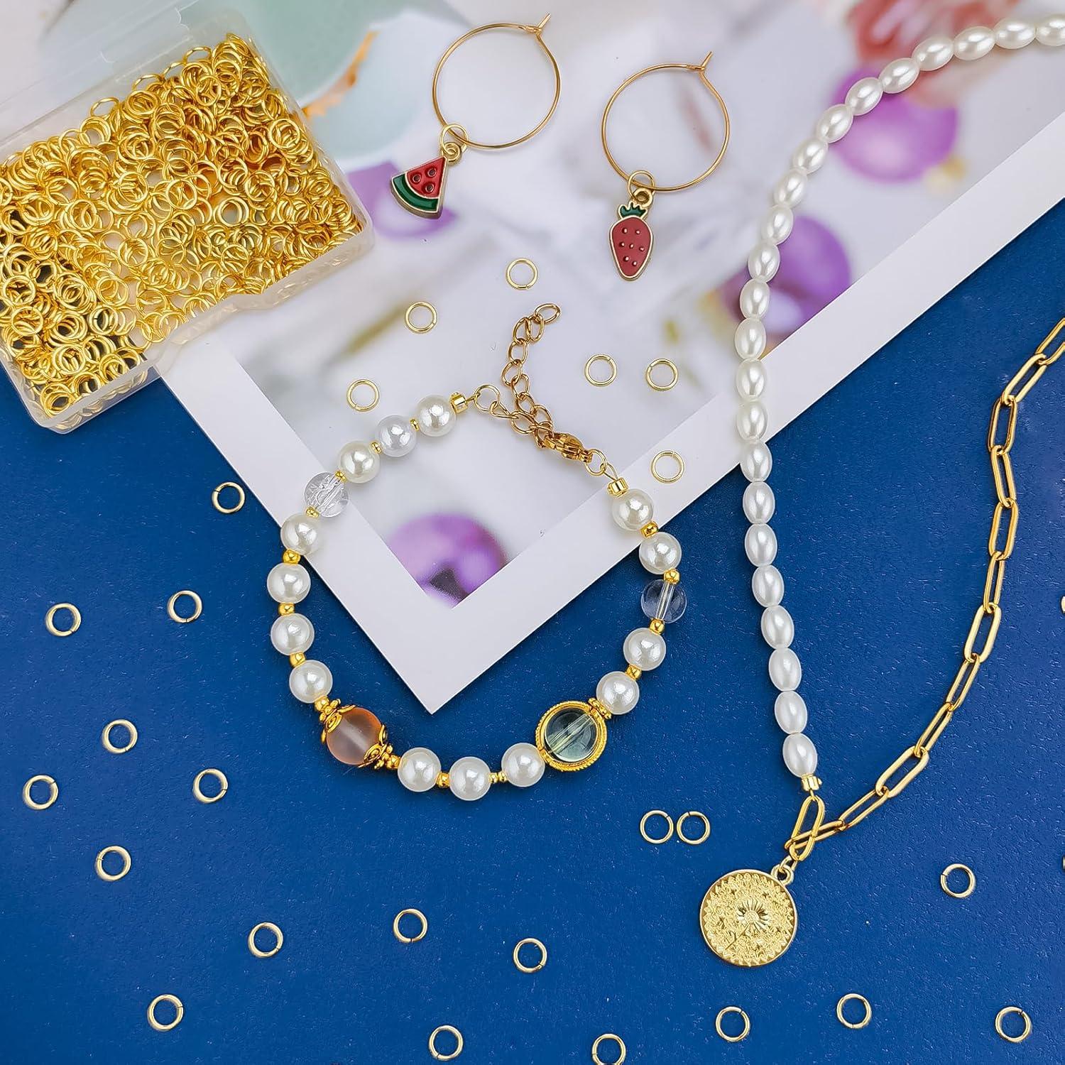 Anillas de Salto Abiertas CREATZONE 6mm Baño de Oro 600pcs