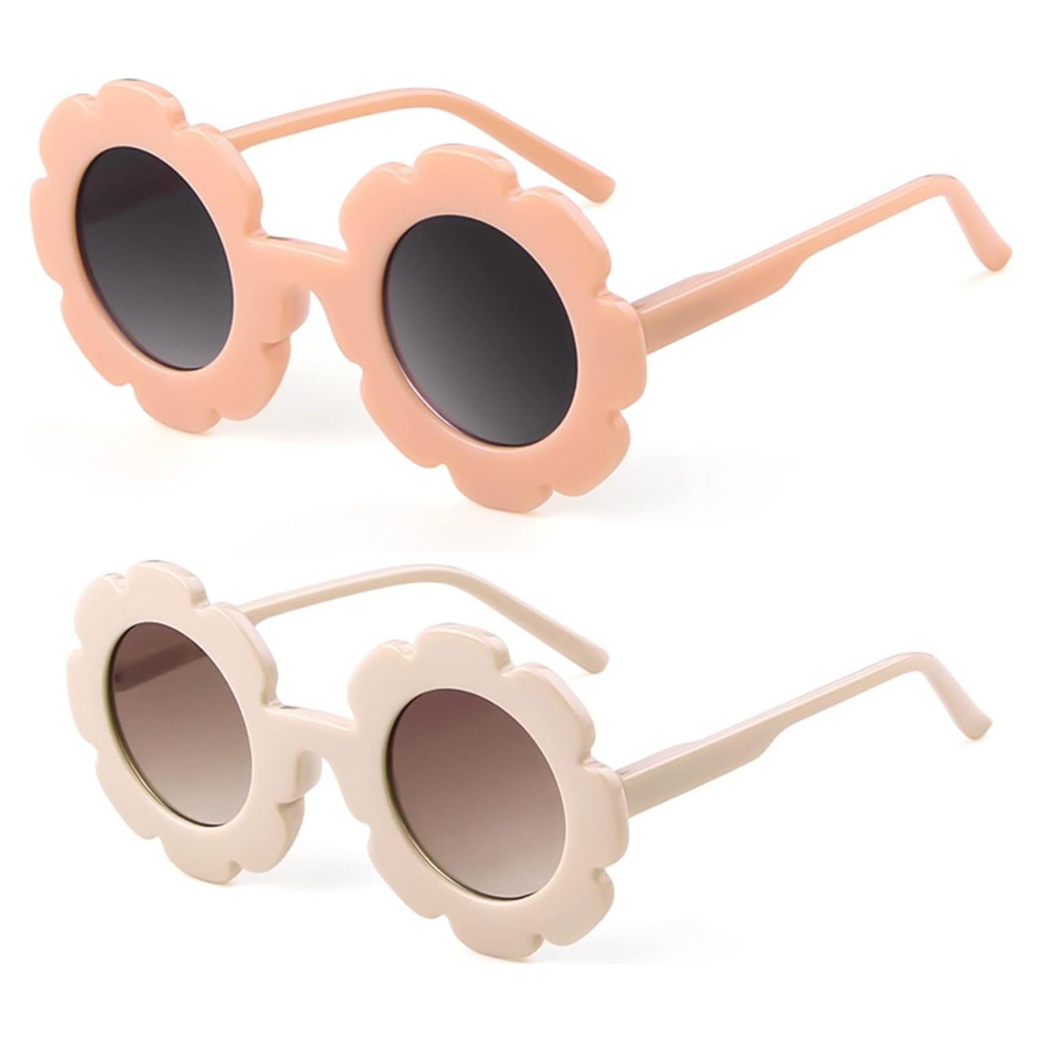 Gafas de sol de flores Laurinny para niños UV400 3-8 años