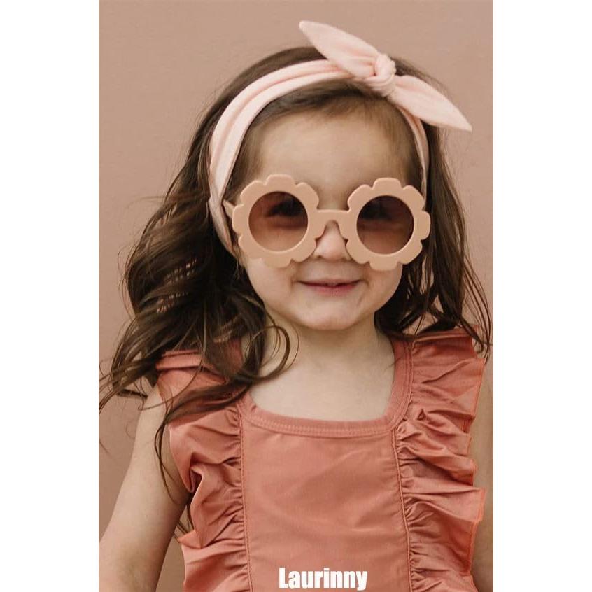 Gafas de sol de flores Laurinny para niños UV400 3-8 años