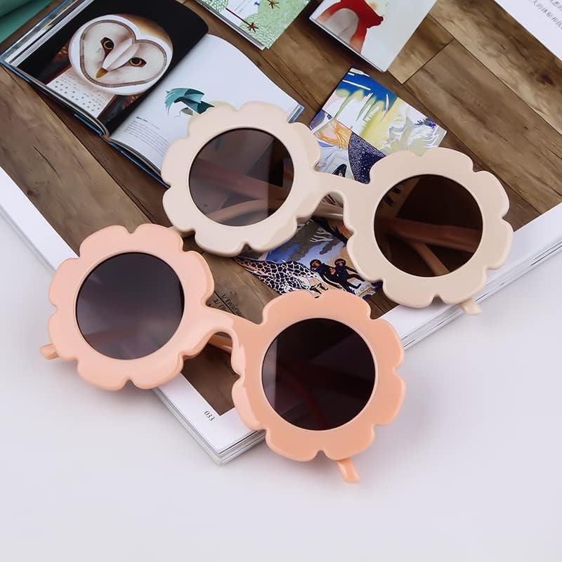 Gafas de sol de flores Laurinny para niños UV400 3-8 años