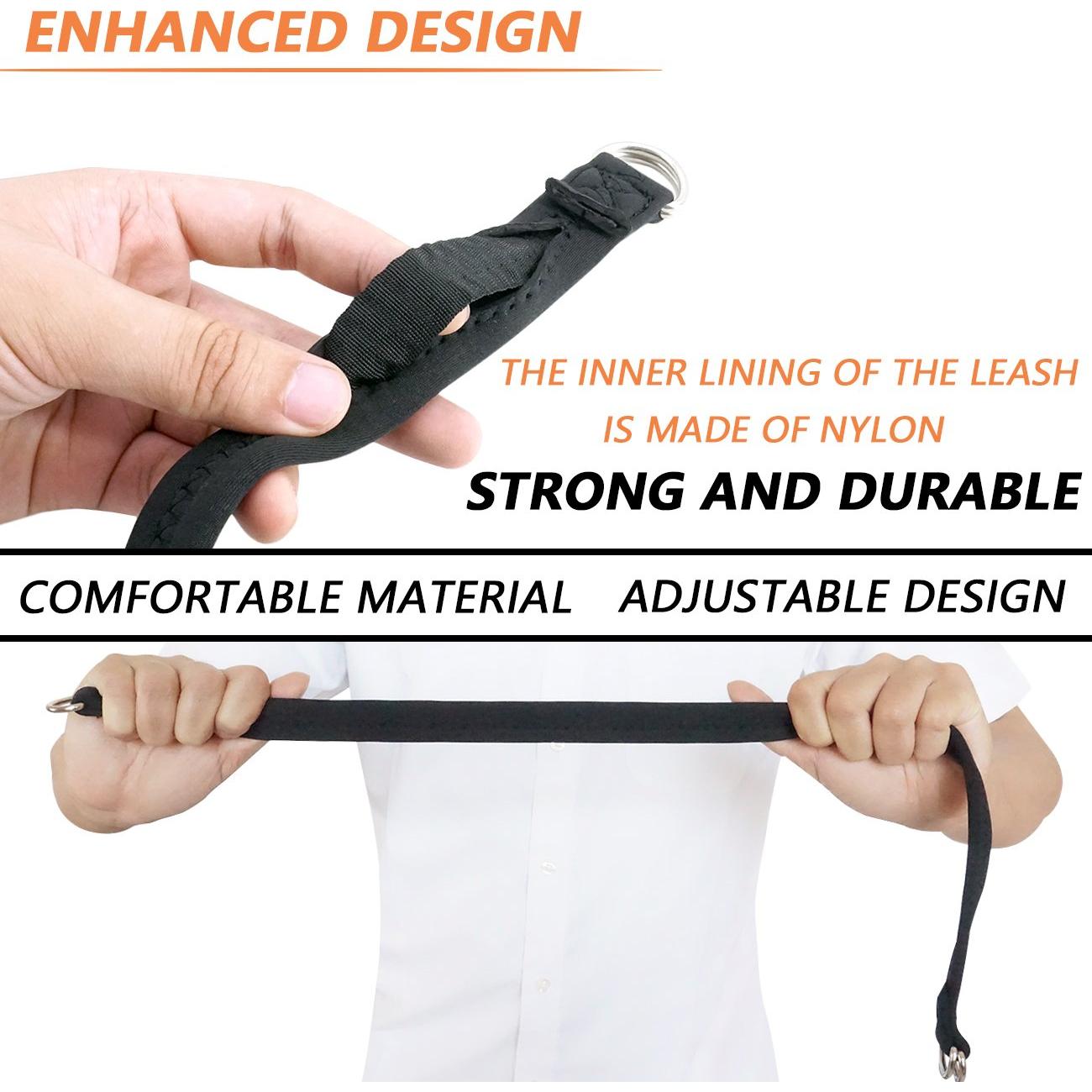 Correa de Seguridad para Silla de Paseo Bebé Neopreno Nylon Negro