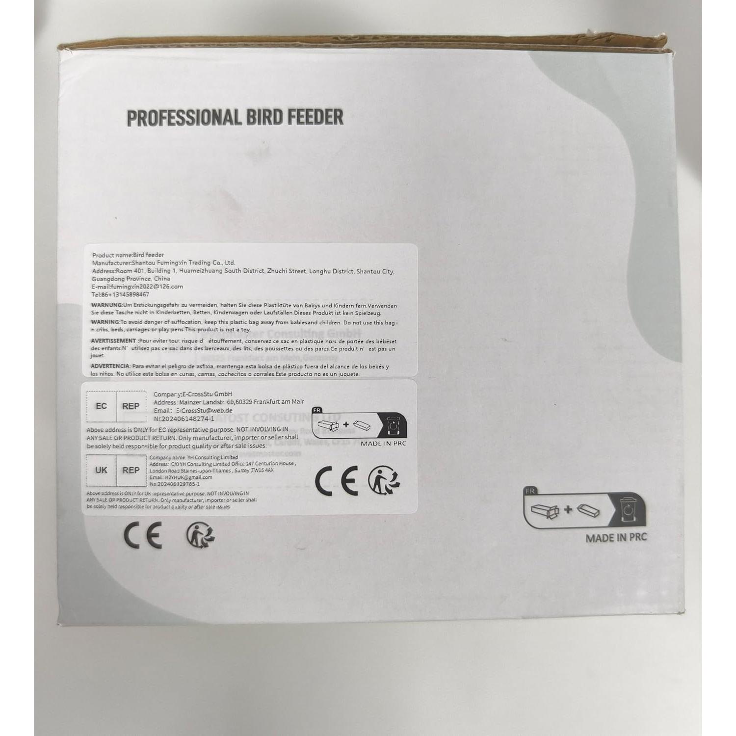 Alimentador de Aves Solar Mrcrafts Casa de Aves Metal 1.14kg