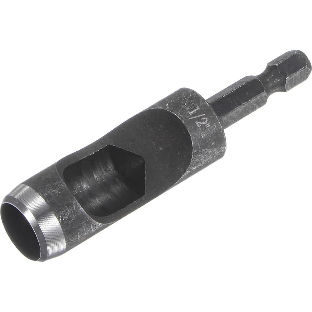 Punzón Hueco de Cuero HARFINGTON 12.7 mm con Mango Hexagonal