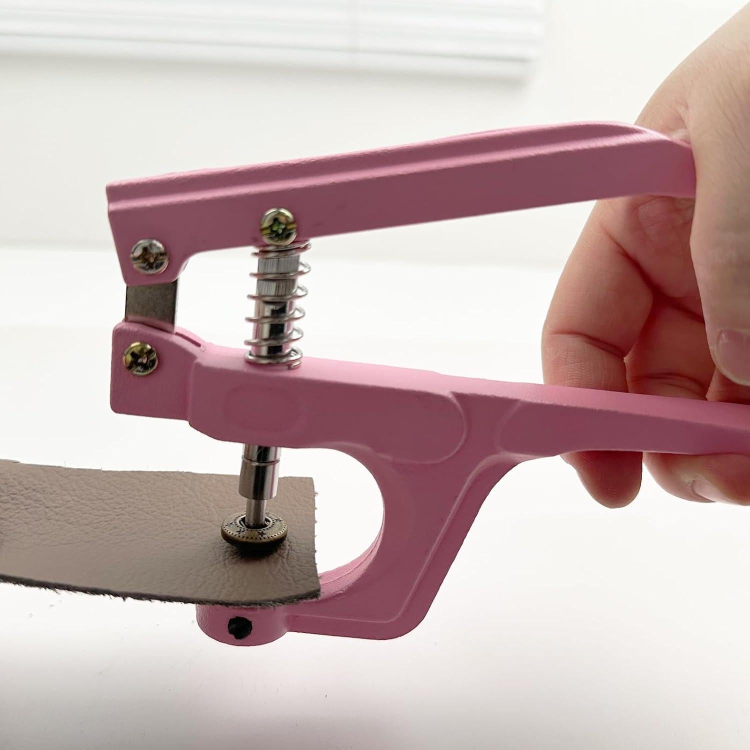 Kit de Sujetadores de Cuero NXTOV 50 Juegos 15mm con Alicates