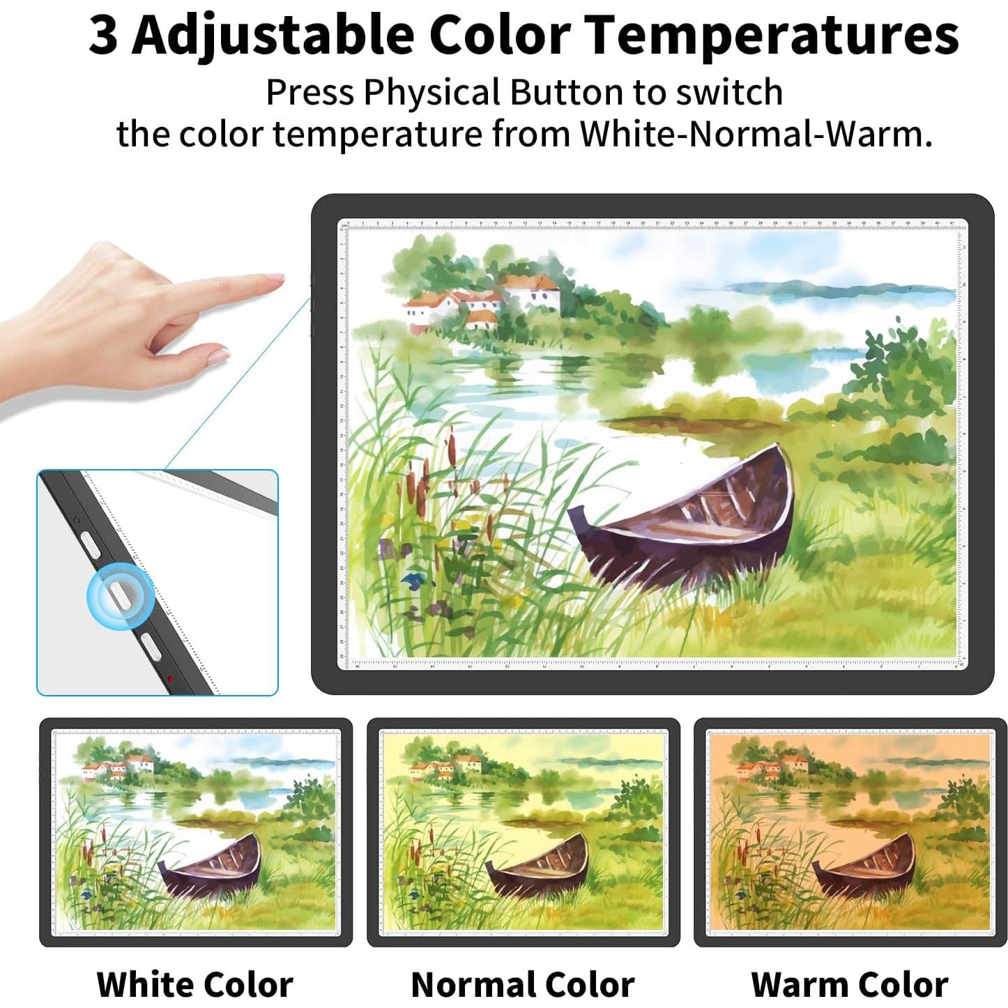 Tabla de Luz A3 KEIWRLIGHT LED 5600 Lux Recargable