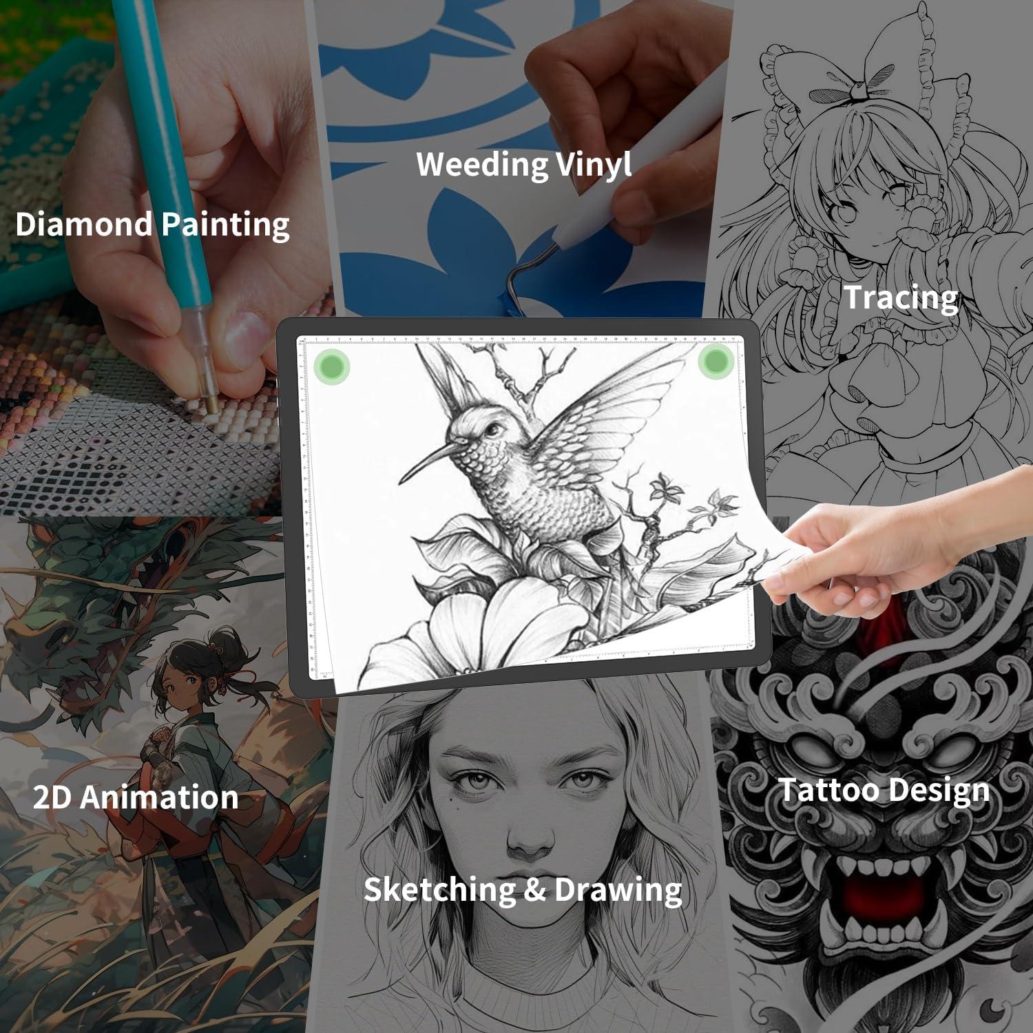 Tabla de Luz A3 KEIWRLIGHT LED 5600 Lux Recargable