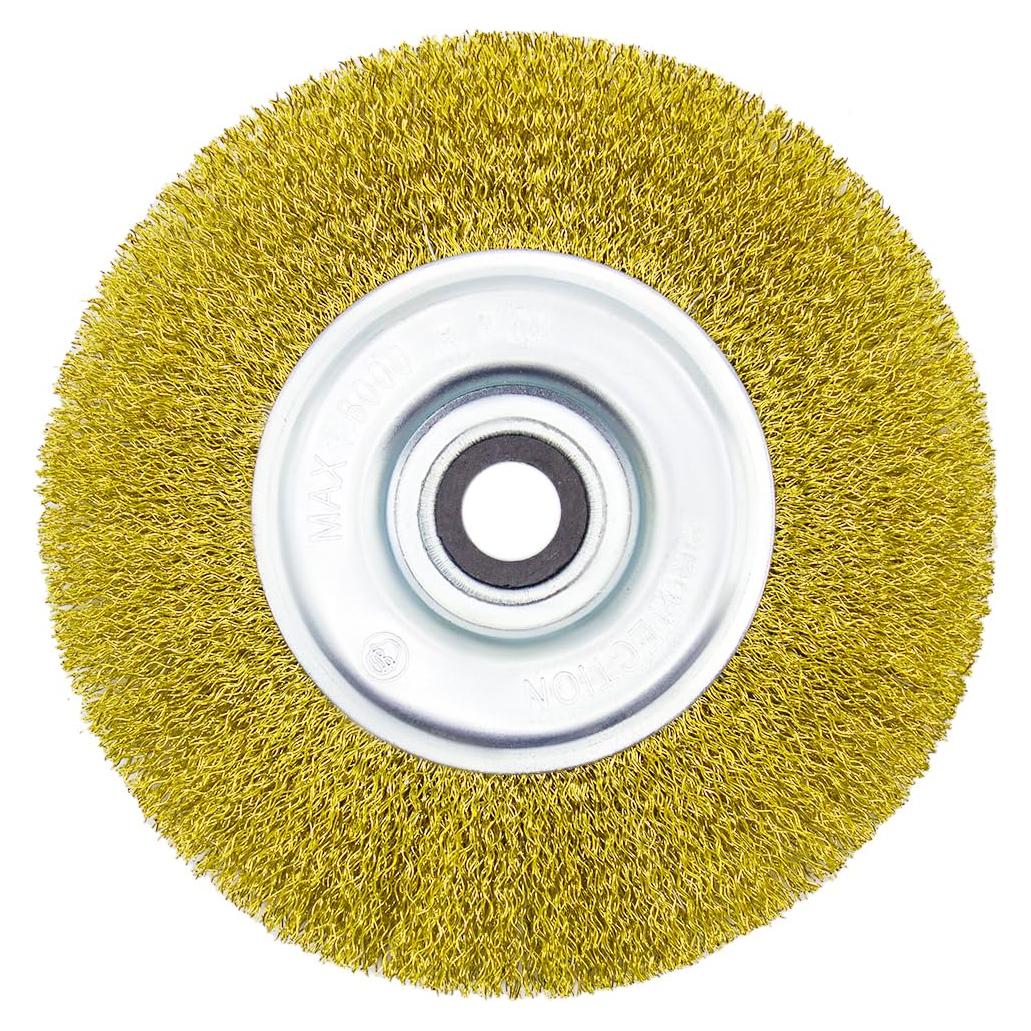 Cepillo de Alambre de Banco OSFTBVT 15.24 cm Recubierto de Latón