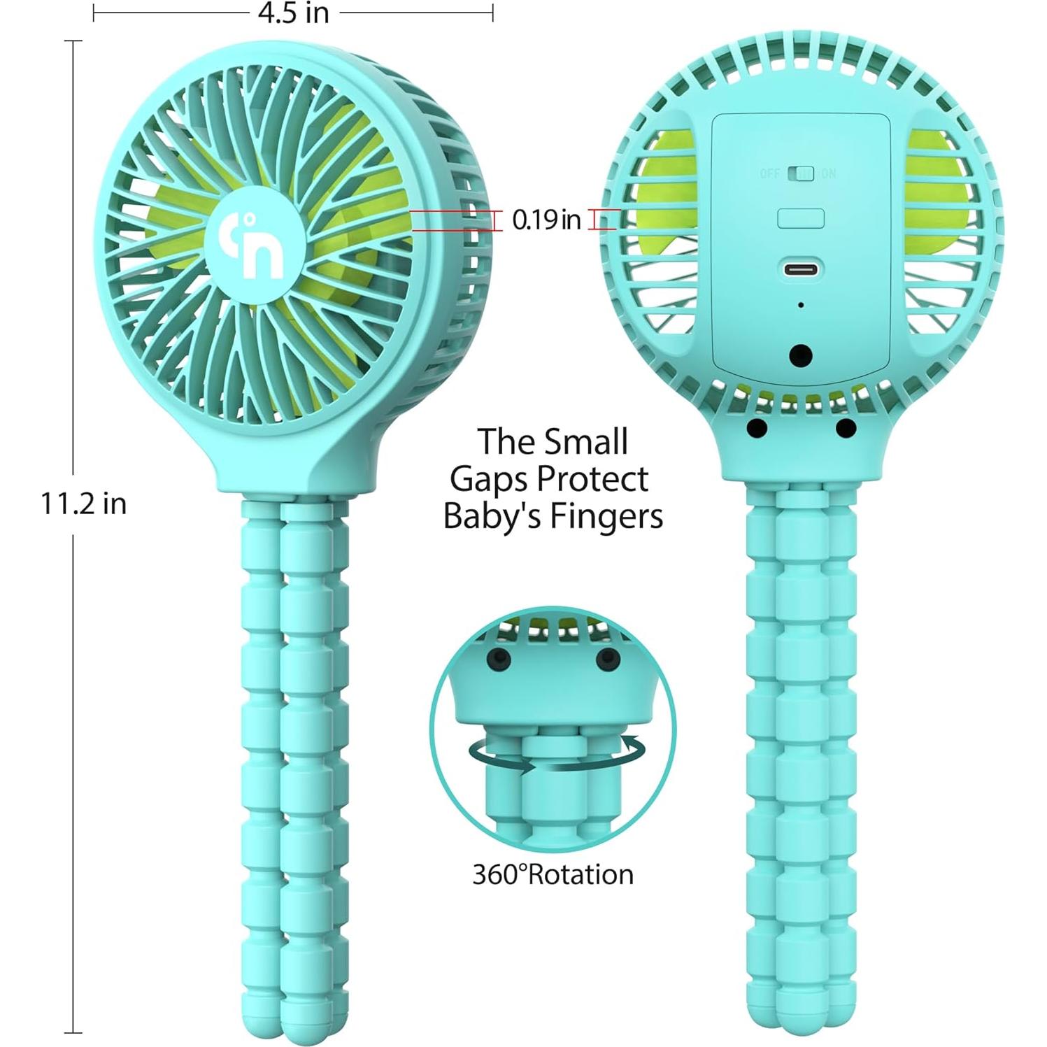 Ventilador Portátil HomeLifairy SF01 Recargable 3 Velocidades