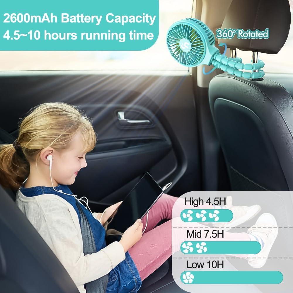 Ventilador Portátil HomeLifairy SF01 Recargable 3 Velocidades