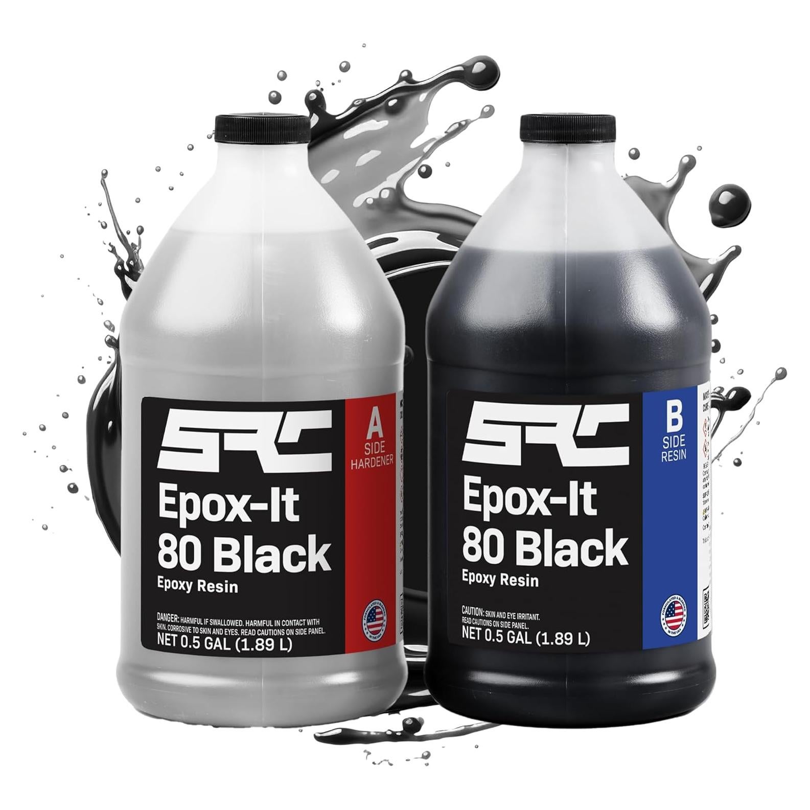 Resina Epóxica Negra 1 Gal SPRESIN Alta Calidad DIY