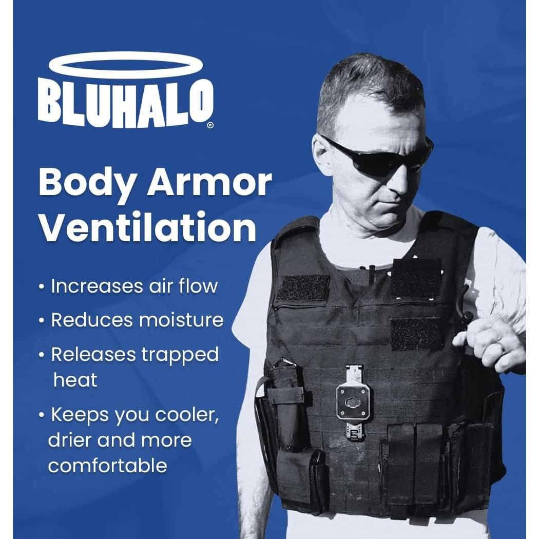 Dispositivo de Enfriamiento Bluhalo para Chalecos Antibalas