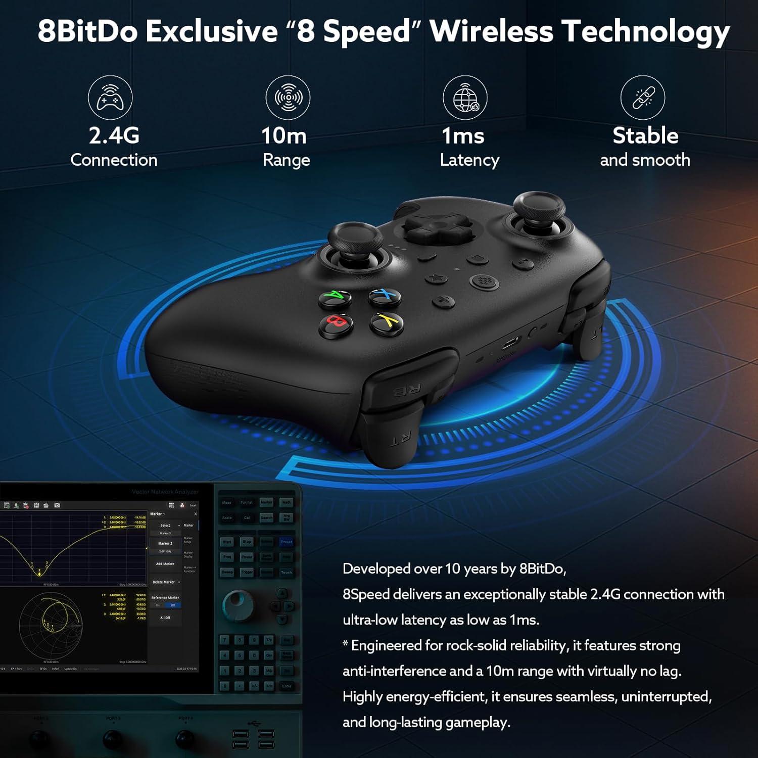 Controlador Inalámbrico 8BitDo Ultimate 2 para Windows y Android