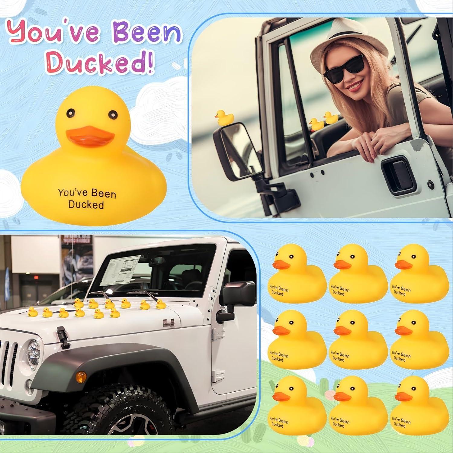 Patitos de goma Leitee Mini para baño y fiestas - 48 Pcs