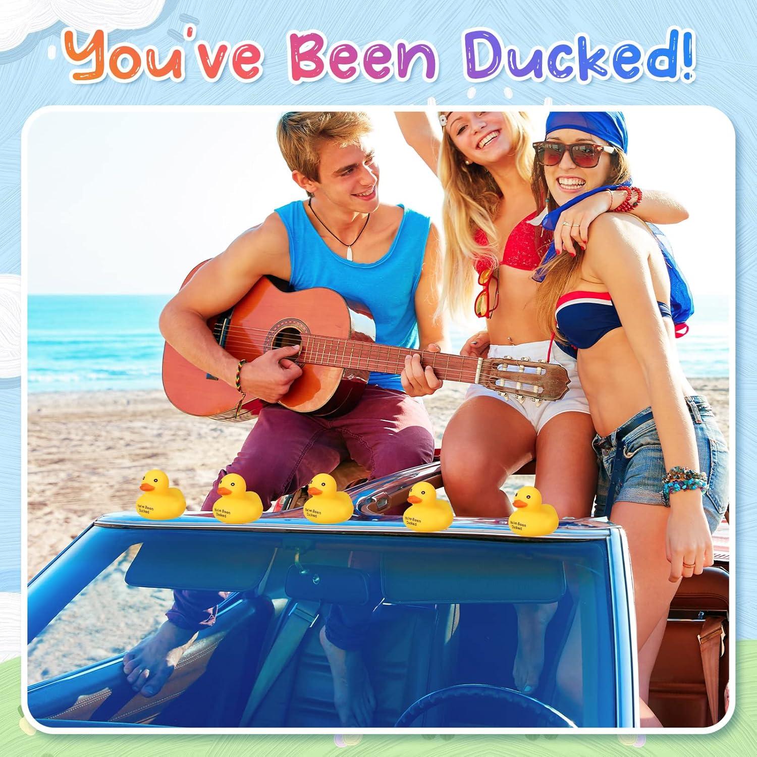 Patitos de goma Leitee Mini para baño y fiestas - 48 Pcs