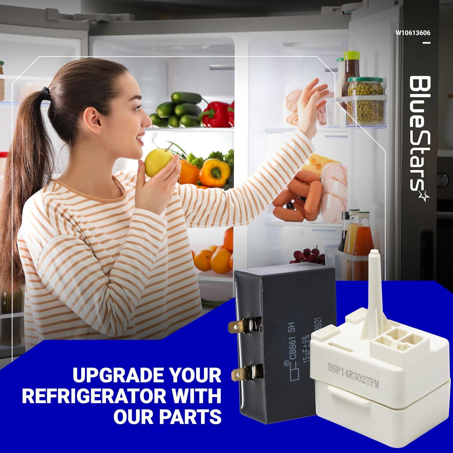 Relé de Arranque Compresor Refrigerador BlueStars W10613606