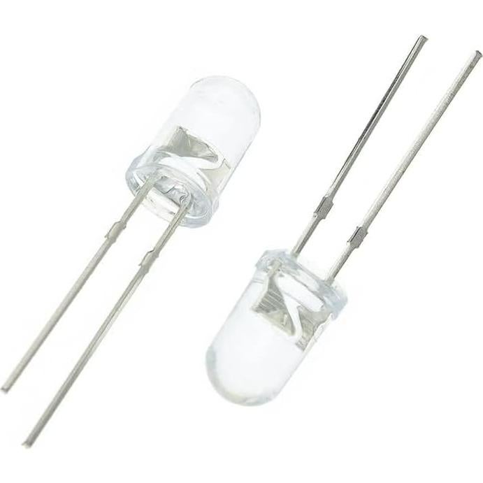 100 Diodos LED 5mm Amarillos Parpadeantes TOPXCDZ