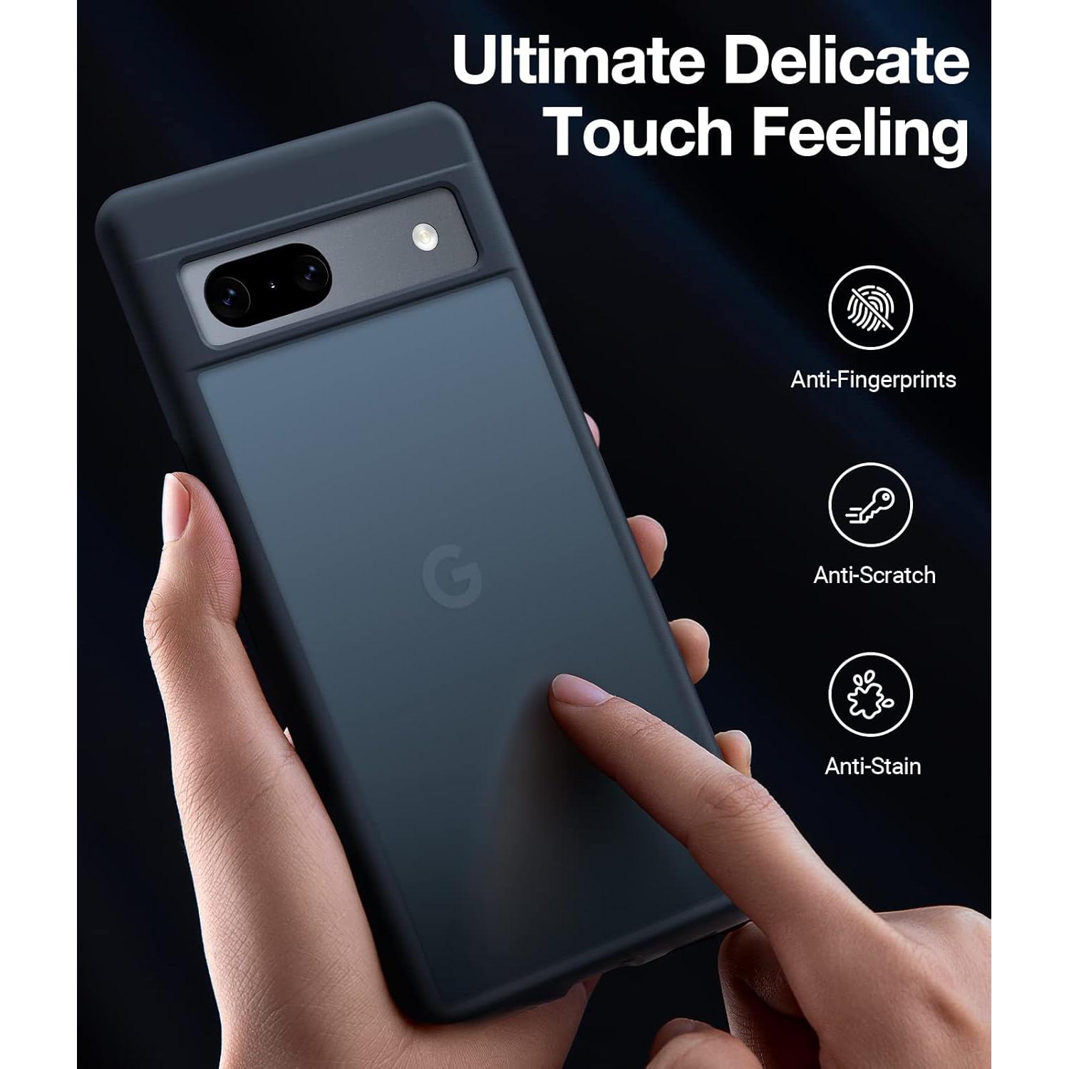 Funda TORRAS A Prueba de Golpes para Google Pixel 7a, Negro