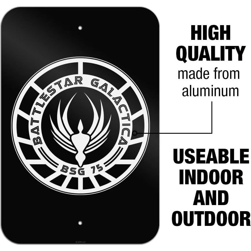 Señal de Metal Battlestar Galactica 15.3x22.9 cm Graphics & More
