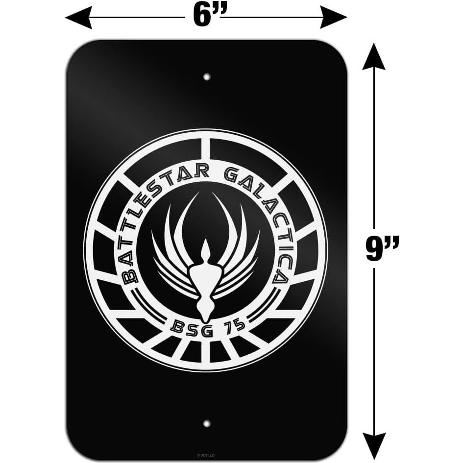 Señal de Metal Battlestar Galactica 15.3x22.9 cm Graphics & More
