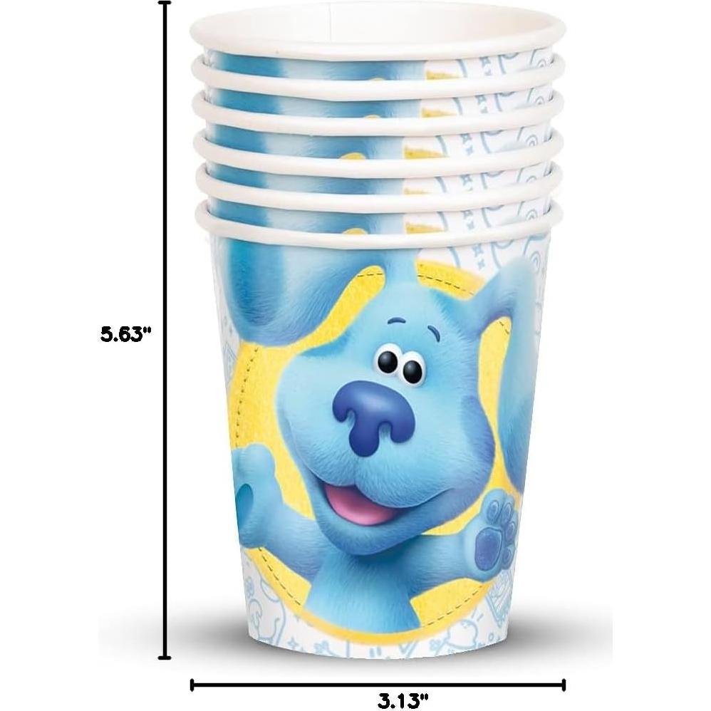 Tazas de Papel Blue's Clues Premium 9 oz - Pack de 8 para Fiestas