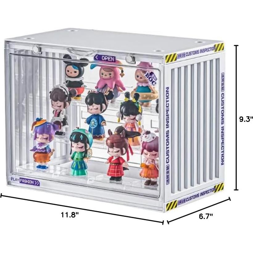 Caja de Exhibición Acrílica CESTATIVO 30x17x24 cm Marfil