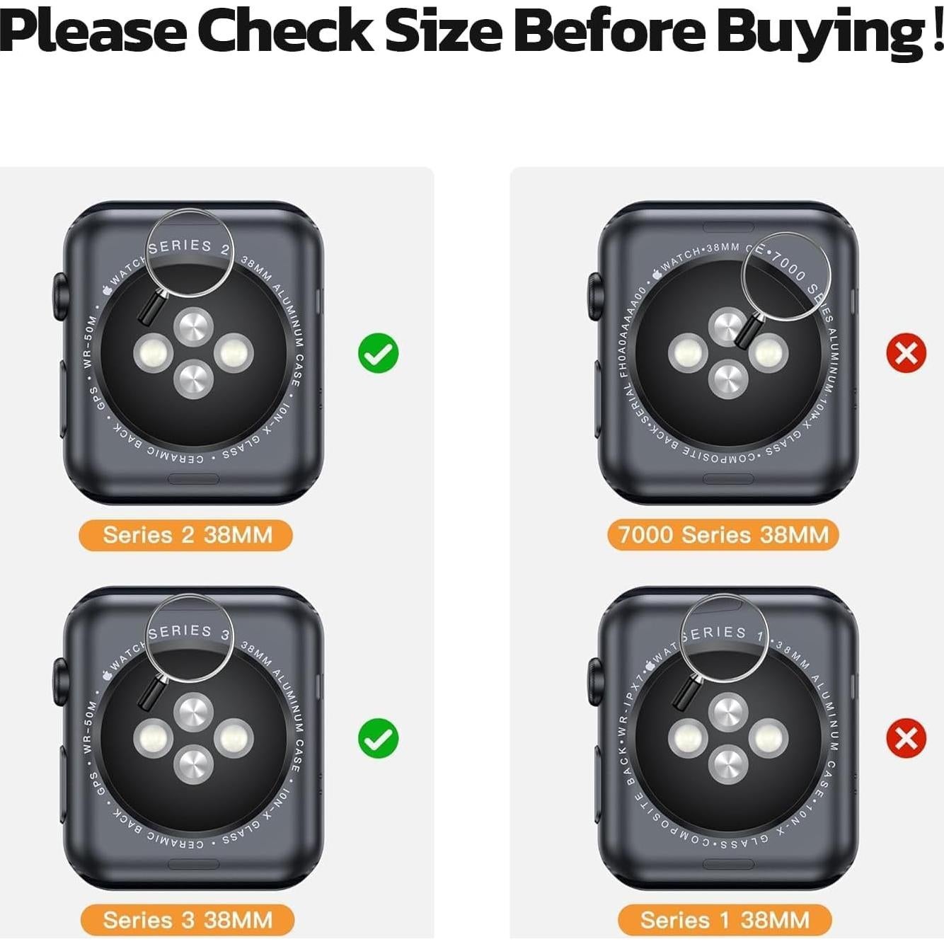 Carcasa Doble para Apple Watch 3/2 38mm Julk - Cobre Dorado y Claro