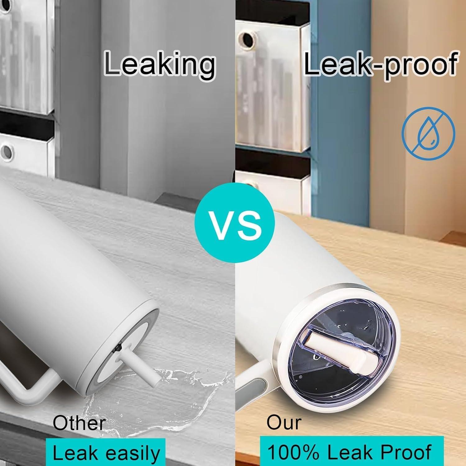 Tapa de Popote Reemplazo Stanley Quencher 40 oz Negra - 2 Pcs