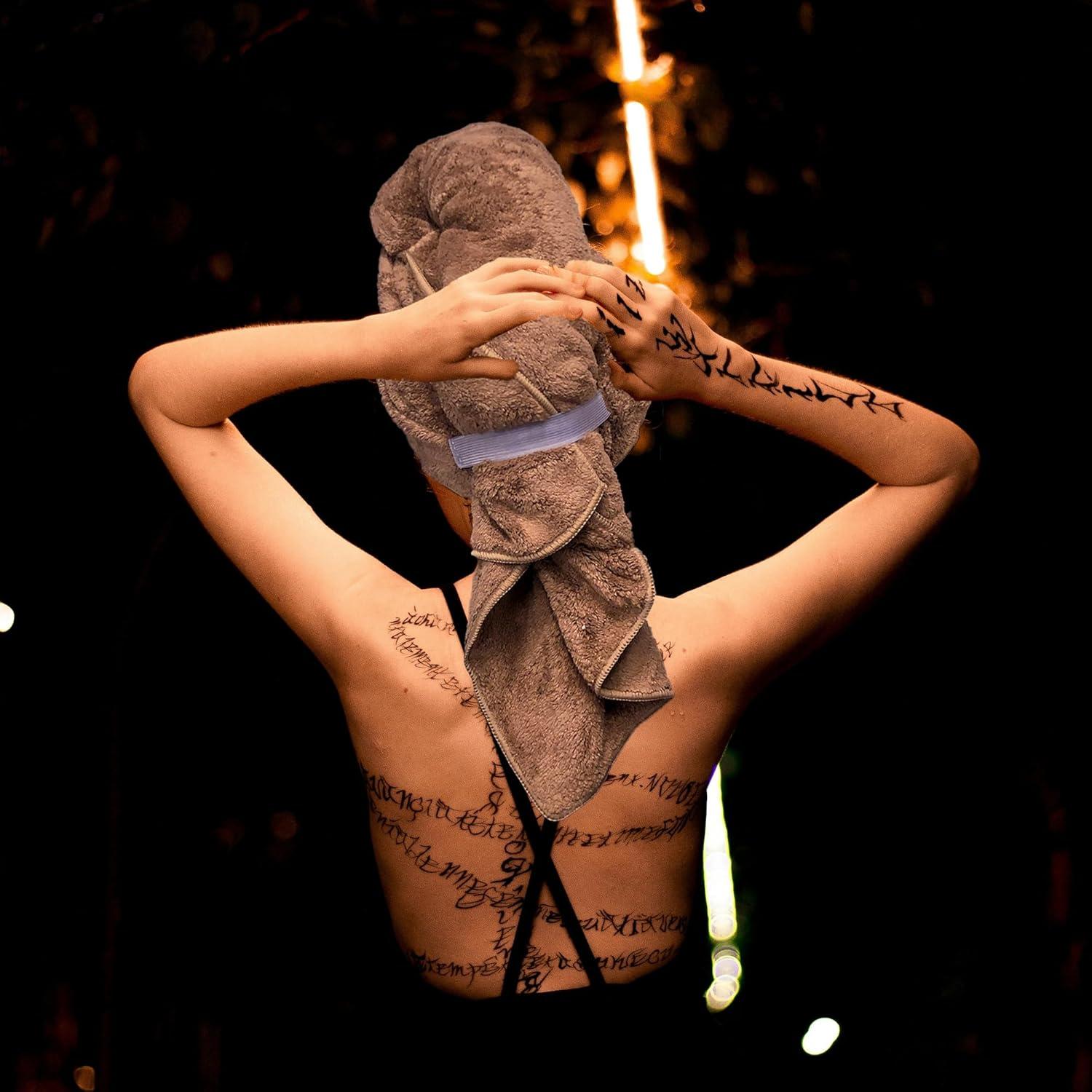 Toalla de Microfibra XXL BreodyEco para Cabello - 130x61cm Suave y Absorbente