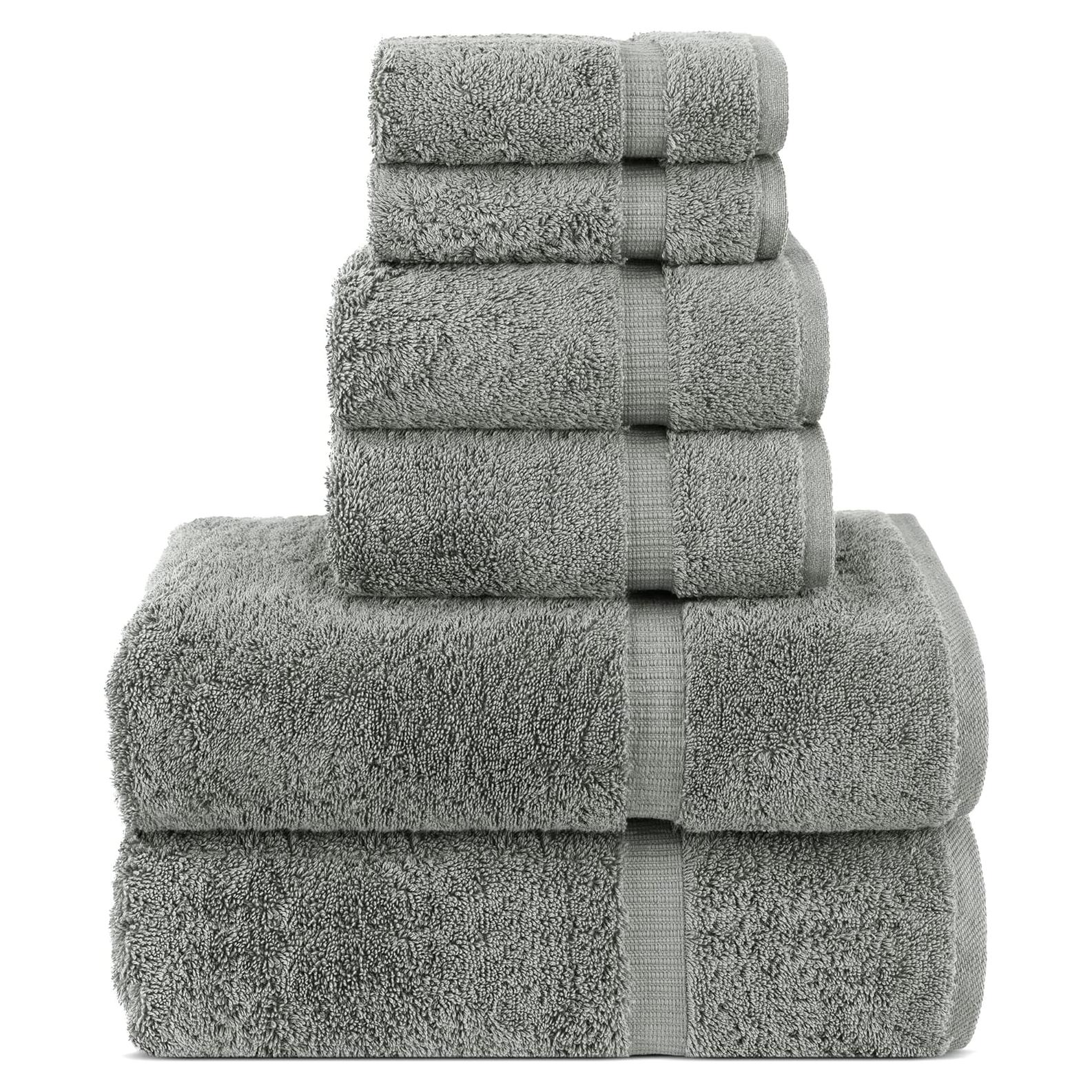 Conjunto de Toallas de Lujo Chakir Turkish Linens 6 Piezas