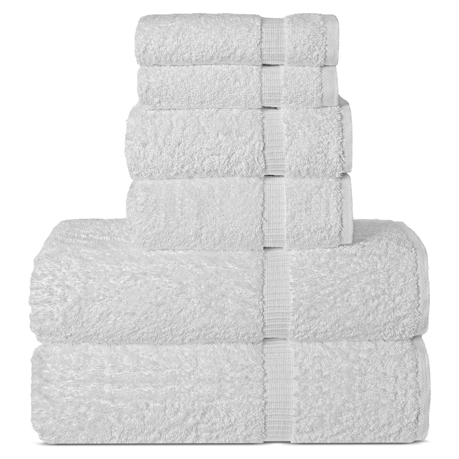 Conjunto de Toallas de Lujo Chakir 6 Piezas Algodón Premium