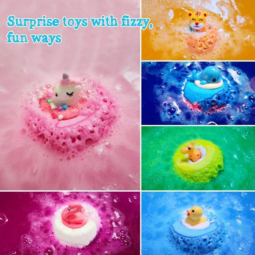 Bombas de Baño Aofmee para Niños con Juguete - 6 Unidades