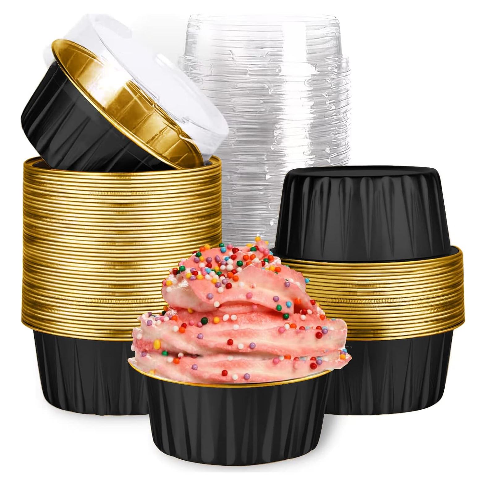 Mini Tazas de Hornear de Aluminio Findful 40pcs 148.8g