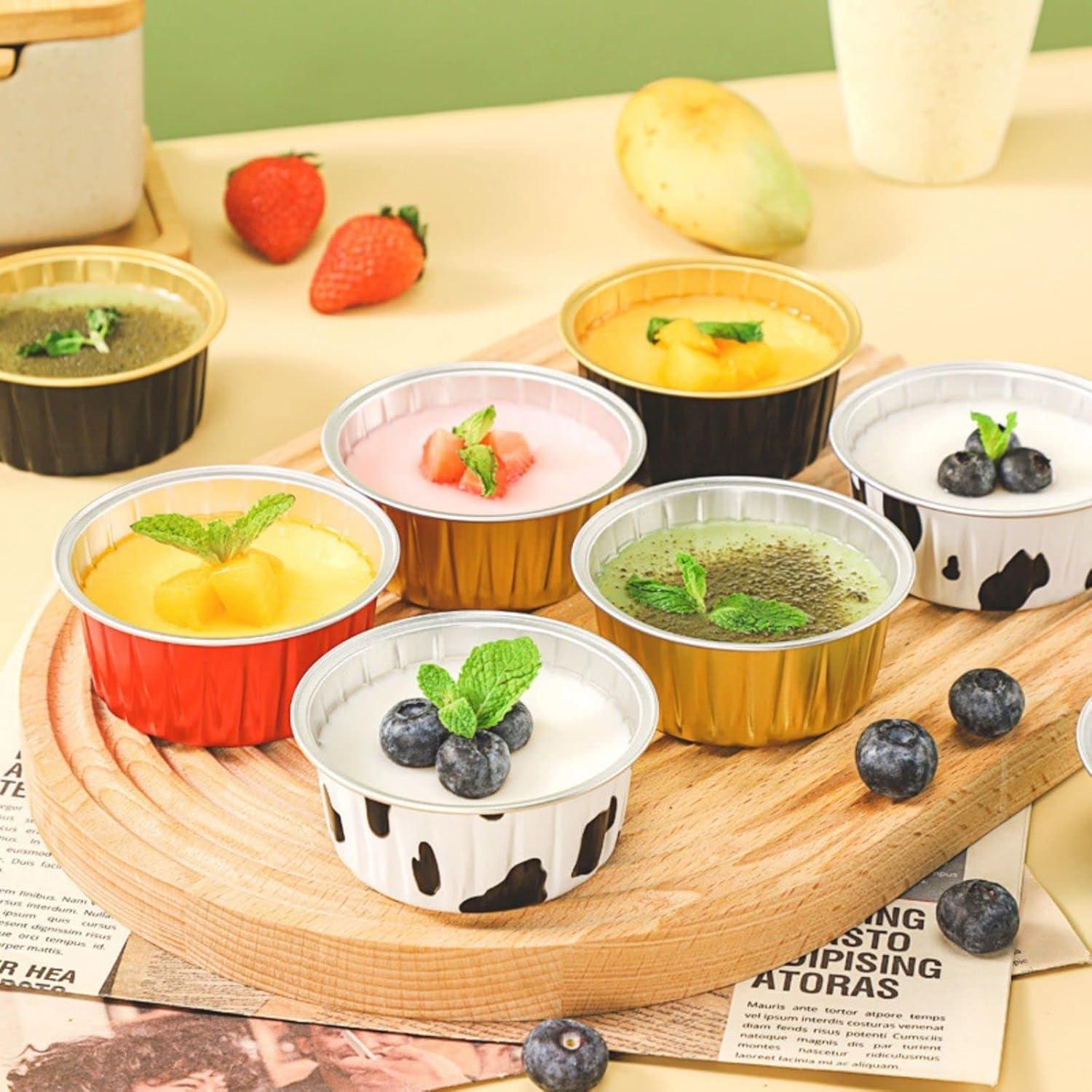 Mini Tazas de Hornear de Aluminio Findful 40pcs 148.8g