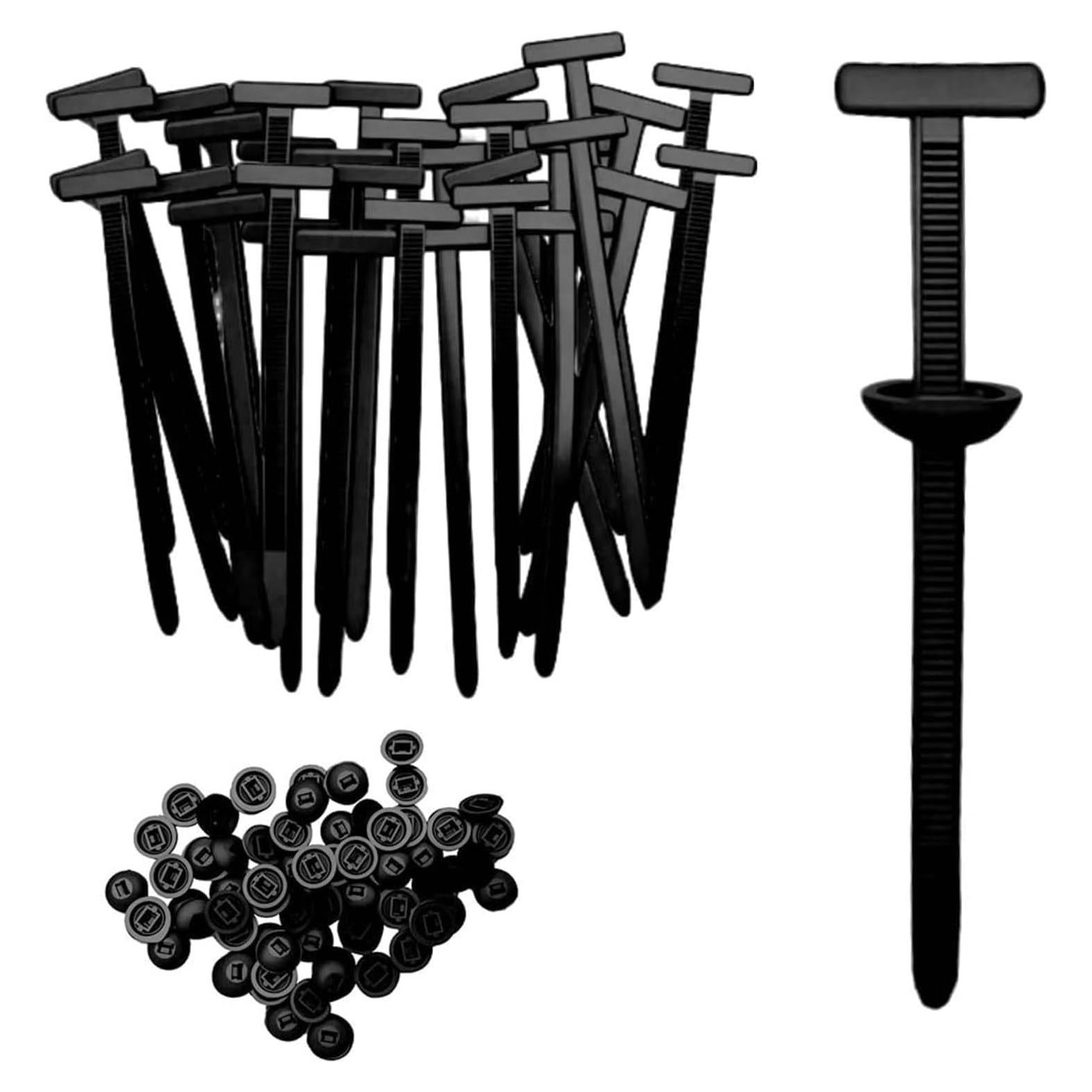 Hebilla de Brida Universal de Nylon Genérico 20pcs Alta Resistencia